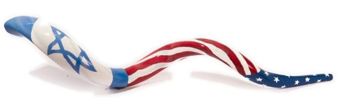 Israel–USA flags